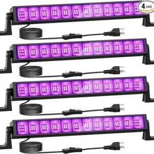 4 pack 42w led uv lights